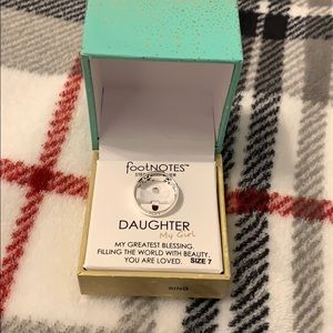 FootNotes Daughter Ring